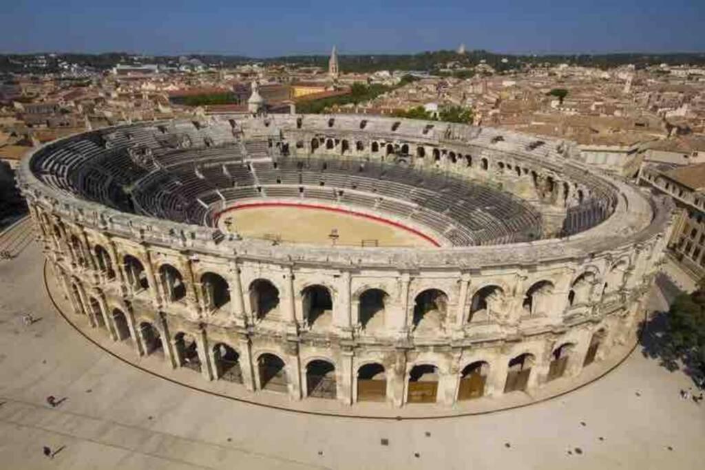 Le Jad Joli F2 Proche Gare, Arenes Avec Terrasse Privee Apartman Nîmes Kültér fotó